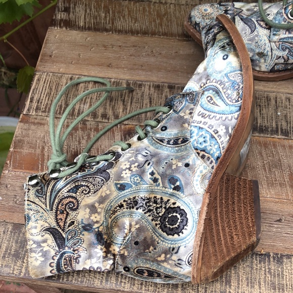 Jeffrey Campbell elmcroft velvet tapestry boots size 5 women’s - Picture 5 of 8